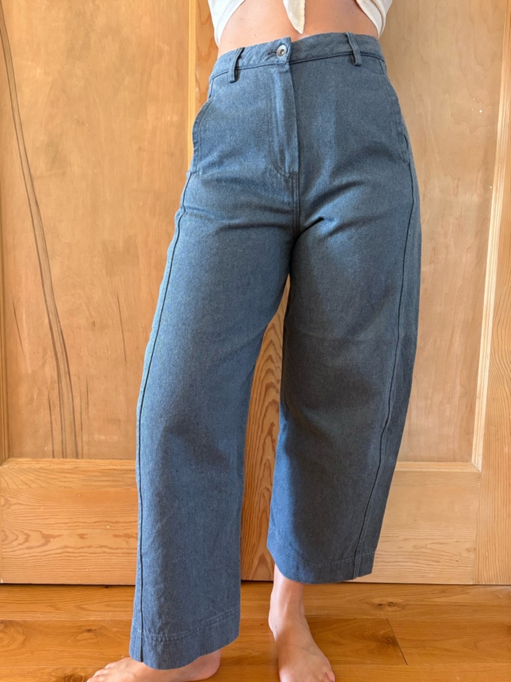 Henrik Vibskov Denim Pant - Slate Blue